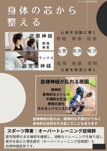 スポーツ選手の体を支える自律神経